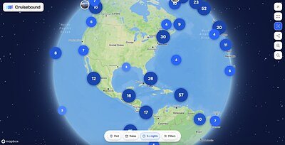 Cruisebound Charts New Course with Interactive Map Search