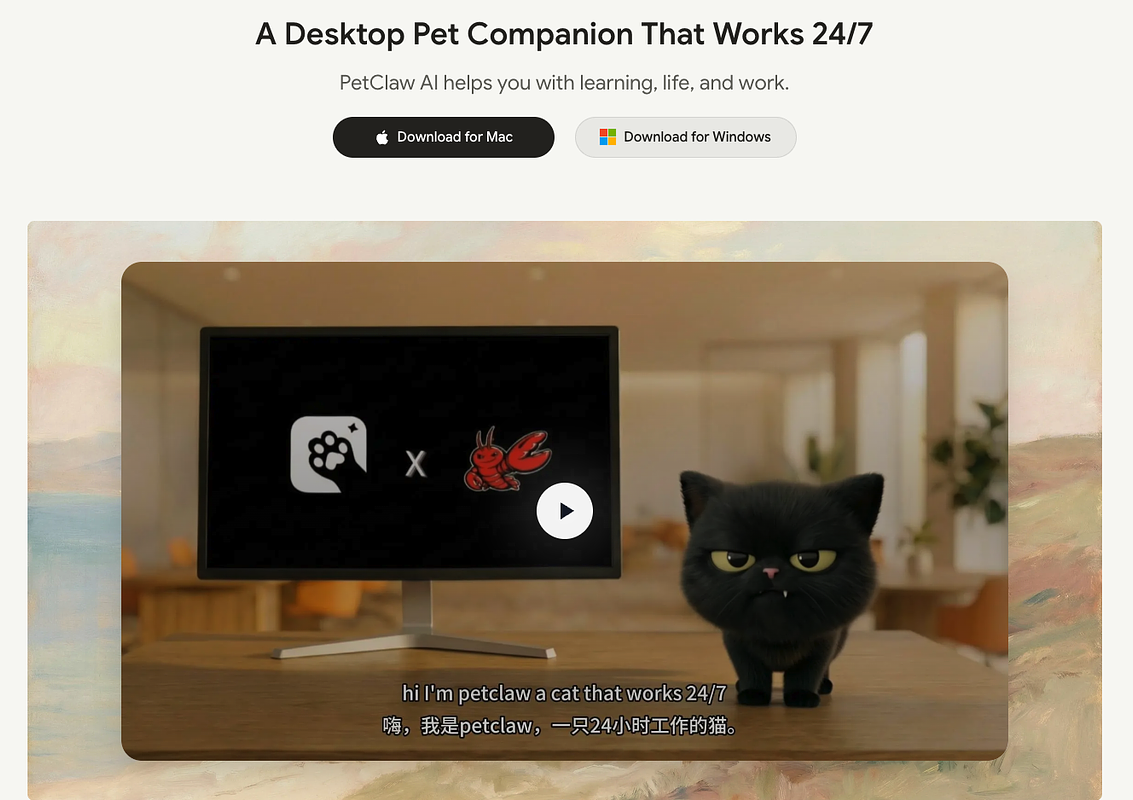 Beyond Chat: PetClaw AI Unleashes an Autonomous Desktop Assistant