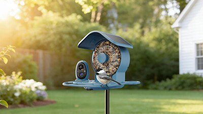 COOLFLY Aura: A Smart Bird Feeder That's Both Tech and Art
