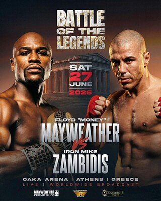 Mayweather vs. Zambidis: Legends Clash in Athens Super Fight