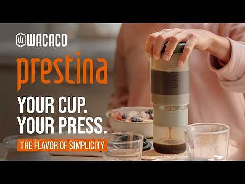 Wacaco Reimagines Immersion Brewing with the Prestina Cup-as-Press Brewer