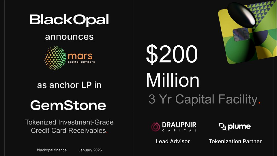 BlackOpal Unlocks Brazil's $100B Market with Tokenized Receivables