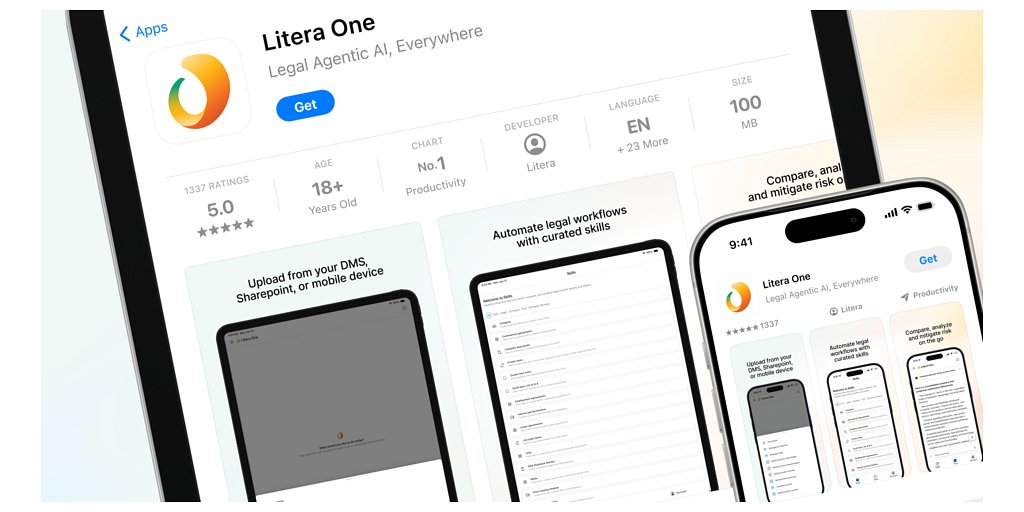 Litera's New App Puts an AI Legal Agent in Every Lawyer's Pocket