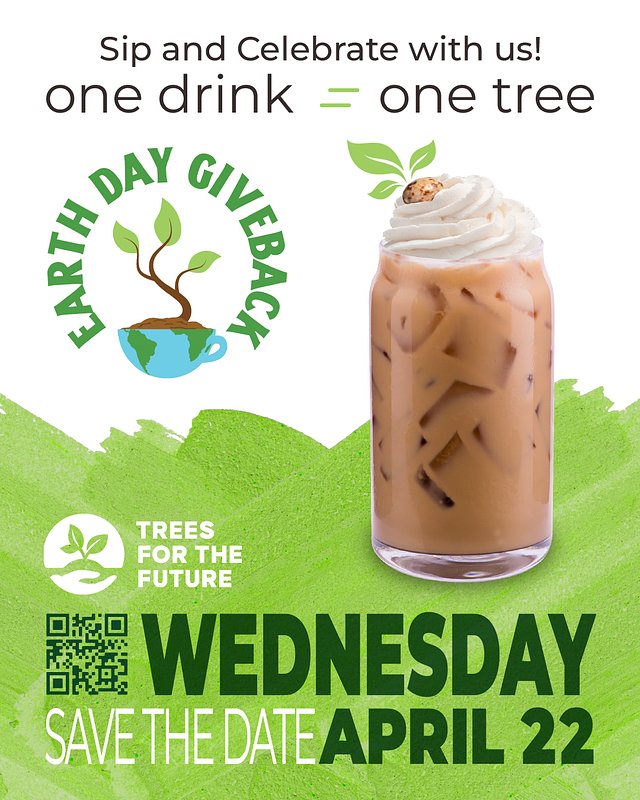 Brewing a Greener Future: One Coffee, One Tree This Earth Day