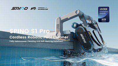 MAMMOTION's New Robot Ends the Last Chore of Pool Cleaning