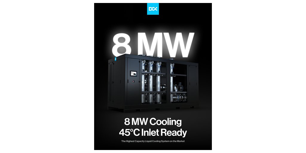 DCX Unveils 8MW Cooler to Tame Next-Gen NVIDIA AI Supercomputers