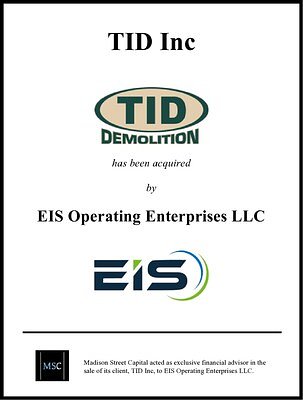 EIS Acquires TID Demolition in Strategic Infrastructure Services Push