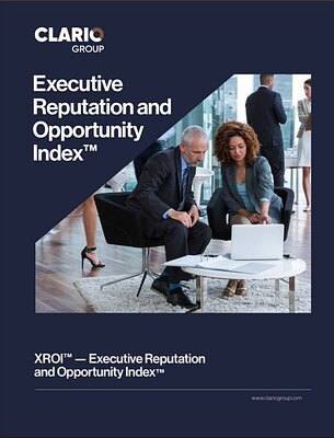 Clario Group's New AI Tool XROI™ Puts a Number on CEO Reputation
