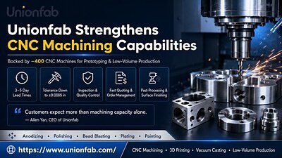 Unionfab Enters Western CNC Market with Bold Speed & Precision Claims