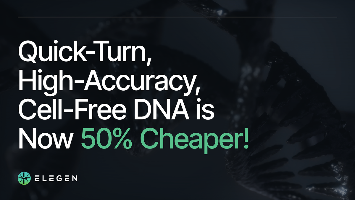 Elegen Slashes DNA Synthesis Costs, Igniting a Biotech Arms Race