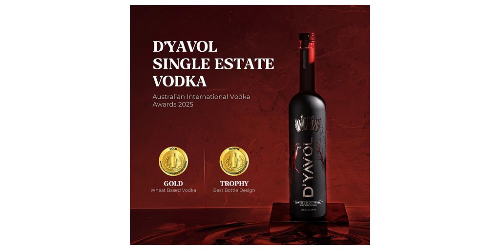 D'YAVOL Vodka Secures Gold, Proving Star Power Meets Substance