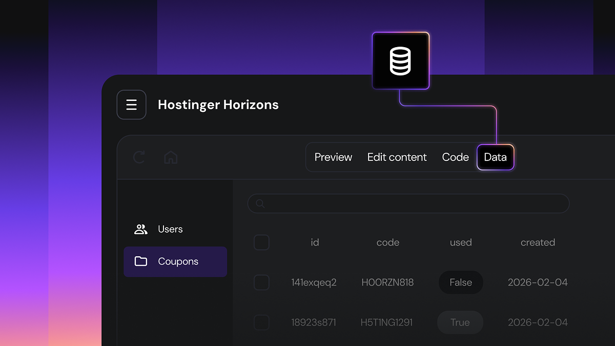 Hostinger Horizons Aims to End No-Code's Backend Bottleneck