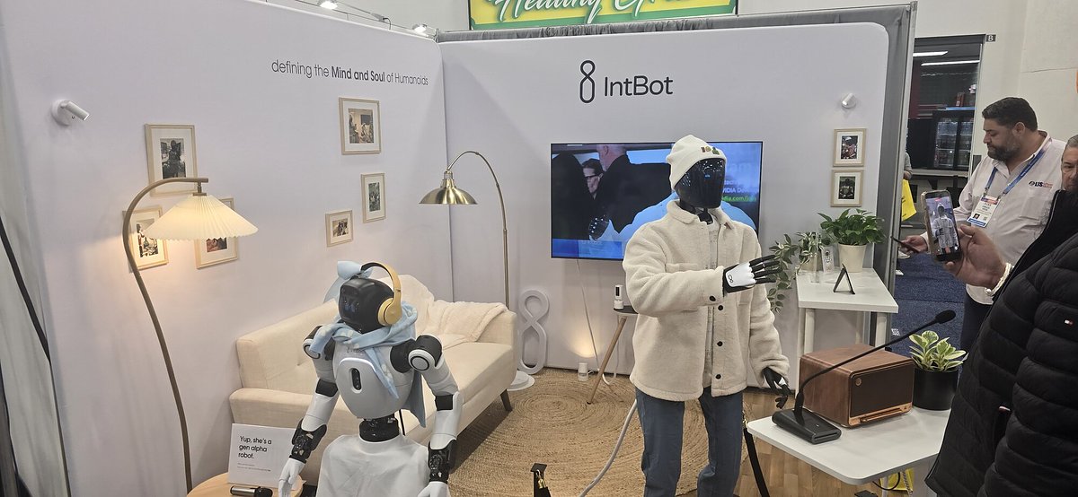 IntBot's Robot Runs a CES Booth Solo in a Bold Test of Social AI