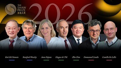 Shaw Prize 2026 Honors Pioneers of Cancer Cures and Cosmic Origins