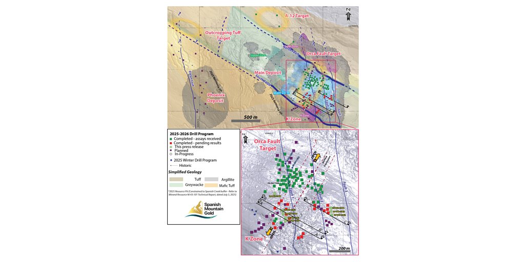 Spanish Mountain Gold Hits High-Grade Intercepts, De-risking BC Project
