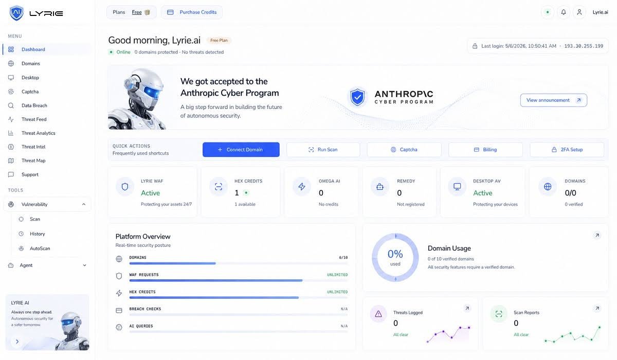 Lyrie.ai Unveils Security Protocol for the Autonomous AI Era