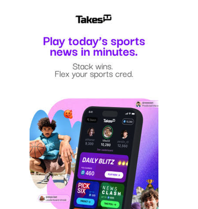 Takes Relaunches with AI to Gamify the Modern Sports Fan Experience