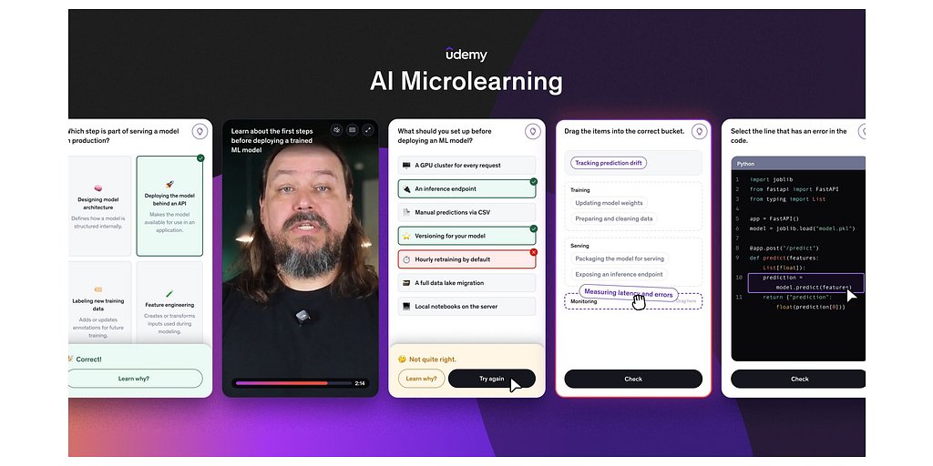 Udemy's AI Tutor: Microlearning for the Modern Workforce