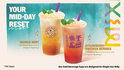 Coffee Bean's New 'Mixers' Target Singapore's Sober Curious Culture