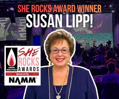Full Compass Chair Susan Lipp Named NAMM Entrepreneur of the Year