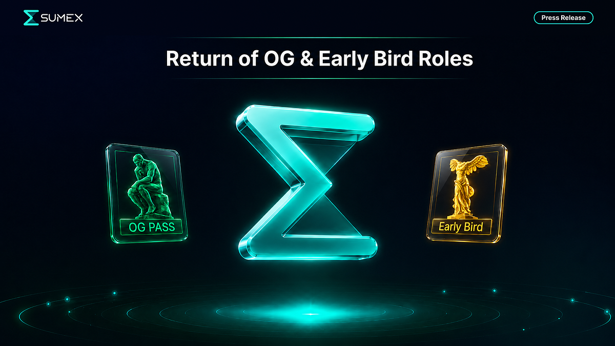 Sumex Reopens OG Roles After Bot Cleanup, Tackling Crypto Fragmentation
