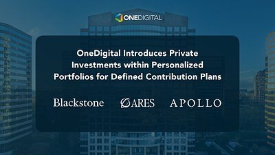 OneDigital Brings Private Equity to 401(k)s, Joining Industry Shift