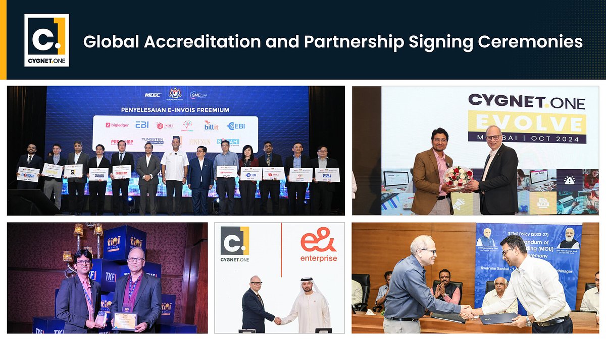 Cygnet.One Deepens Singapore Ties for Global E-Invoice Push