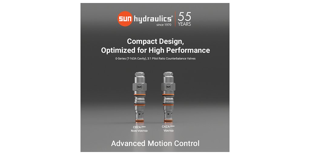 Sun Hydraulics' New Valves Pack Big Power in a Small Package
