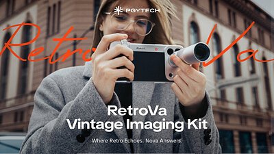 PGYTECH RetroVa Aims to Turn Your iPhone into a Classic Camera