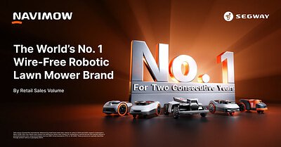 Segway Navimow Leads Robotic Mower Revolution, Topping Sales Charts