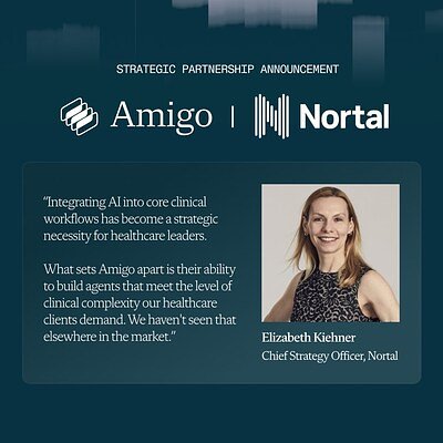 Nortal and Amigo AI Forge Alliance to Tackle Clinical AI Adoption Gap