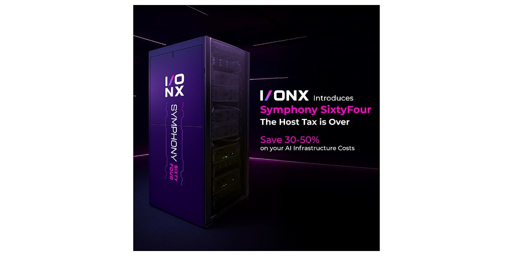 I/ONX Targets AI 'Host Tax' with New High-Density Symphony SixtyFour