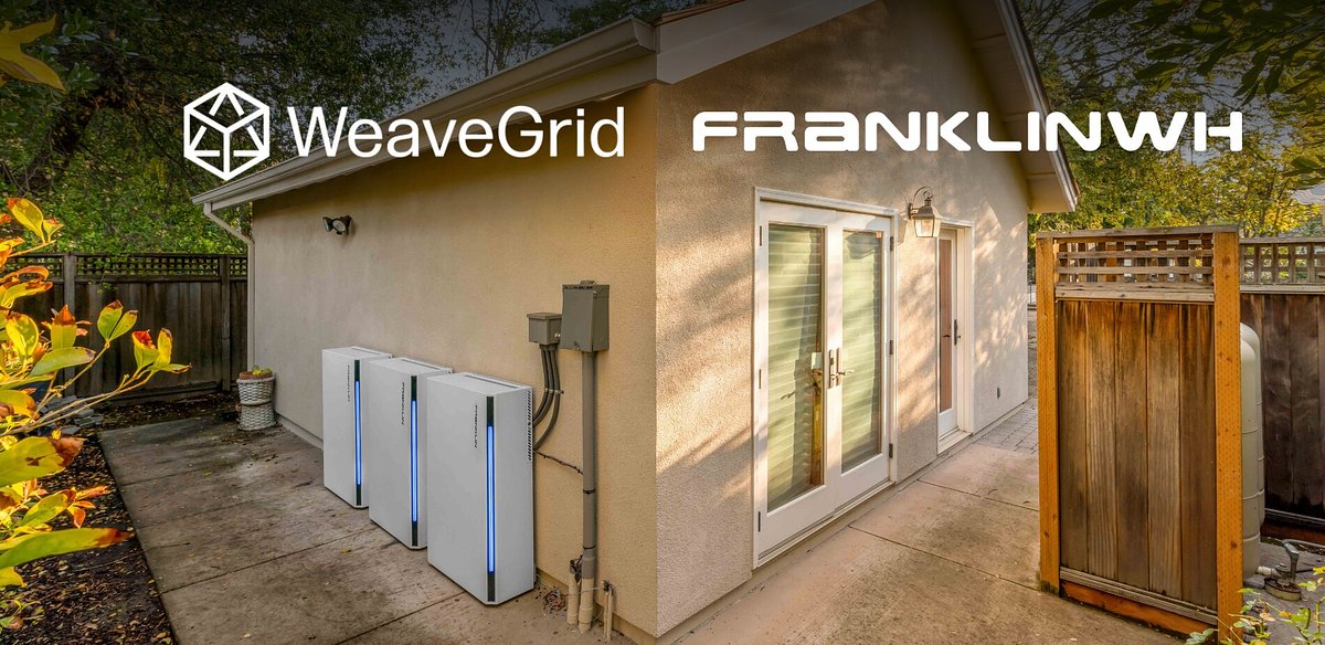 WeaveGrid and FranklinWH Partner to Turn Home Batteries into Grid Assets