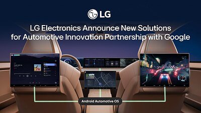LG & Google Redefine In-Car Tech with Single-Chip Cockpits