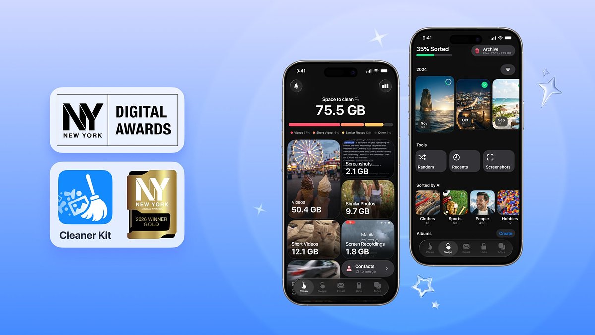 Cleaner Kit's Golden Touch: Award-Winning Design Redefines Decluttering