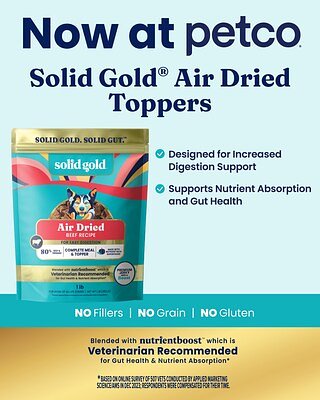 Solid Gold & Petco Bet on the Booming Pet Food Topper Market