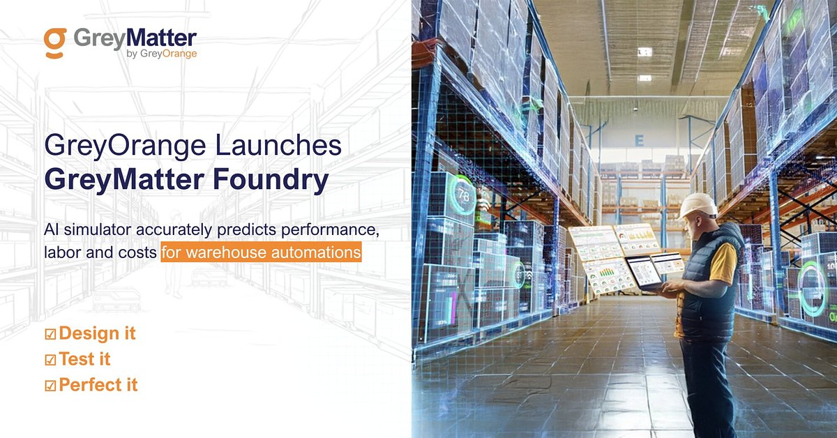 GreyOrange Unveils AI 'Crystal Ball' to De-Risk Warehouse Automation