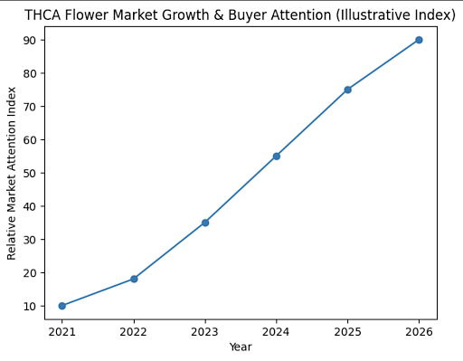 The THCA Flower Boom: A Market Matures Beyond its Legal Gray Area
