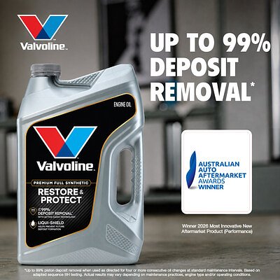 Valvoline's 'Restorative' Oil Nabs Top Innovation Award Down Under