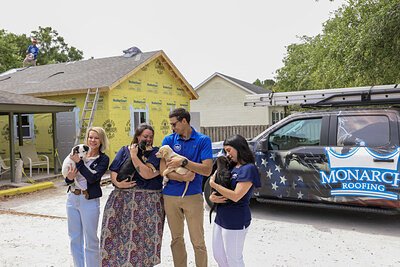 Monarch Roofing Donation Aids Overwhelmed Myrtle Beach Animal Rescue