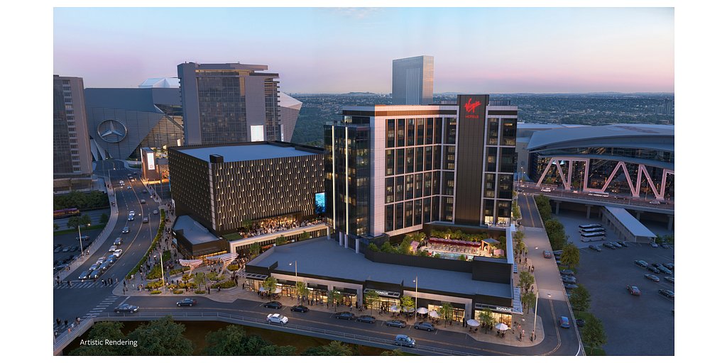 Virgin Hotel to Anchor Atlanta's $5B Centennial Yards Revival