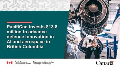 Canada Fuels Defence Tech with $13.8M for BC's AI & Aerospace Hub