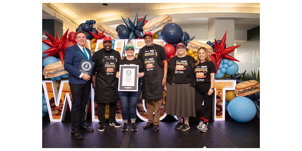 Philly Airport Sets World Record with 1,291 Cheesesteaks