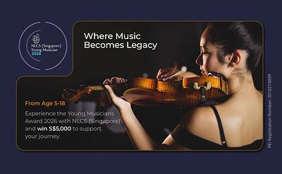 Singapore School's New Award Offers Young Musicians a Professional Stage