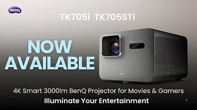 BenQ Blurs Line Between Home Theater & Living Room with New 4K Projectors