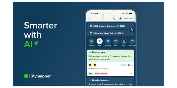 Citymapper's AI Learns Your Commute for a Personalized Trip