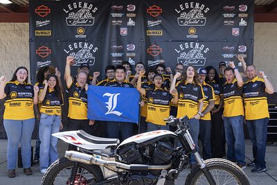 From Shop Class to SEMA: Students Build Race-Ready Harley with Legends