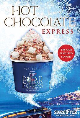 Sweet Nostalgia: SweetFrog Rides the Polar Express to Boost Holiday Sales