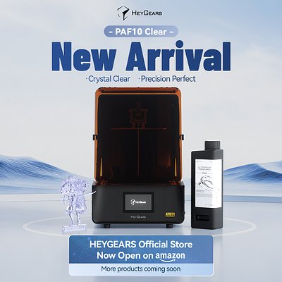 HeyGears Brings Crystal Clear 3D Printing to the Masses