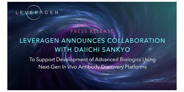 Daiichi Sankyo, Leveragen Ally to Fast-Track Advanced Biologics